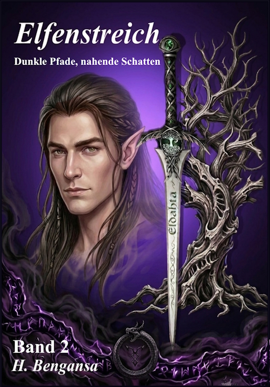 Buchcover: Elfenstreich – Dunkle Pfade, nahende Schatten